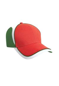 RESULT HEADWEAR - National Cap. Kolor: biały, zielony, czerwony, wielokolorowy