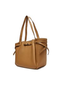 Tory Burch Torebka Romy Tote 163388 Brązowy. Kolor: brązowy. Materiał: skórzane