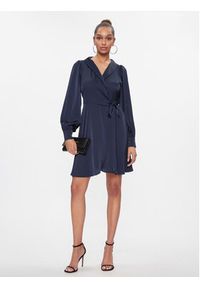 Vila Sukienka koktajlowa Ravenna 14084510 Granatowy Regular Fit. Kolor: niebieski. Materiał: satyna, syntetyk. Styl: wizytowy #2