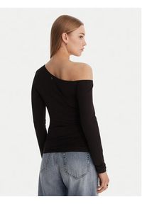 Guess Bluzka W6RP02 KC1J2 Czarny Regular Fit. Kolor: czarny. Materiał: wiskoza #5