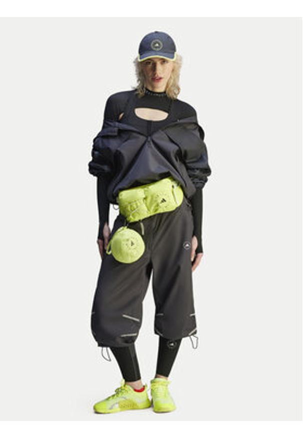 Adidas by Stella McCartney - adidas by Stella McCartney Spodnie dresowe Stella McCartney Woven JI5248 Czarny Loose Fit. Kolor: czarny. Materiał: syntetyk