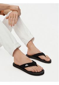 Quiksilver Japonki EO-DUNE CQ10036MB Czarny. Kolor: czarny. Materiał: skóra #4