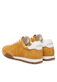 Patrizia Pepe Sneakersy PPJ365.09 Żółty ciemny. Kolor: żółty. Materiał: skóra, zamsz #3