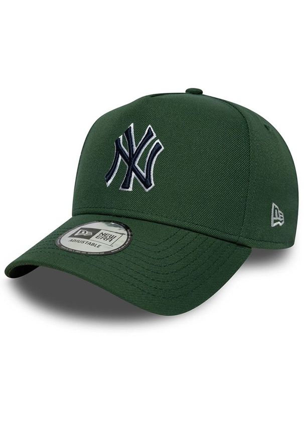 Czapka unisex New Era New York Yankees MLB Outline Script 9-FORTY E-Frame 60771813 - zielona. Kolor: zielony. Materiał: materiał. Styl: klasyczny, sportowy