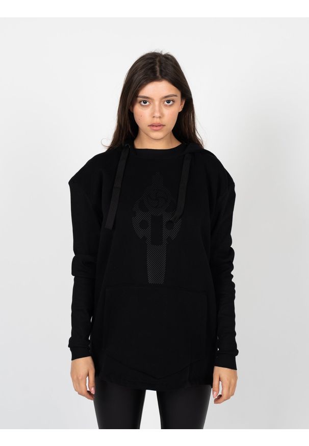 La Haine Inside Us Bluza "Unisex" | LM205 | Mężczyzna | Czarny. Okazja: na co dzień. Typ kołnierza: kaptur. Kolor: czarny. Materiał: bawełna, poliester. Wzór: nadruk, jednolity. Styl: sportowy, elegancki, casual