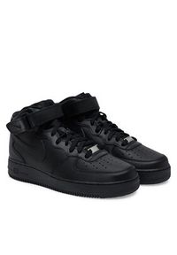Nike Sneakersy Air Force 1 '07 Mid CW2289 001 Czarny. Kolor: czarny. Materiał: skóra. Model: Nike Air Force #6