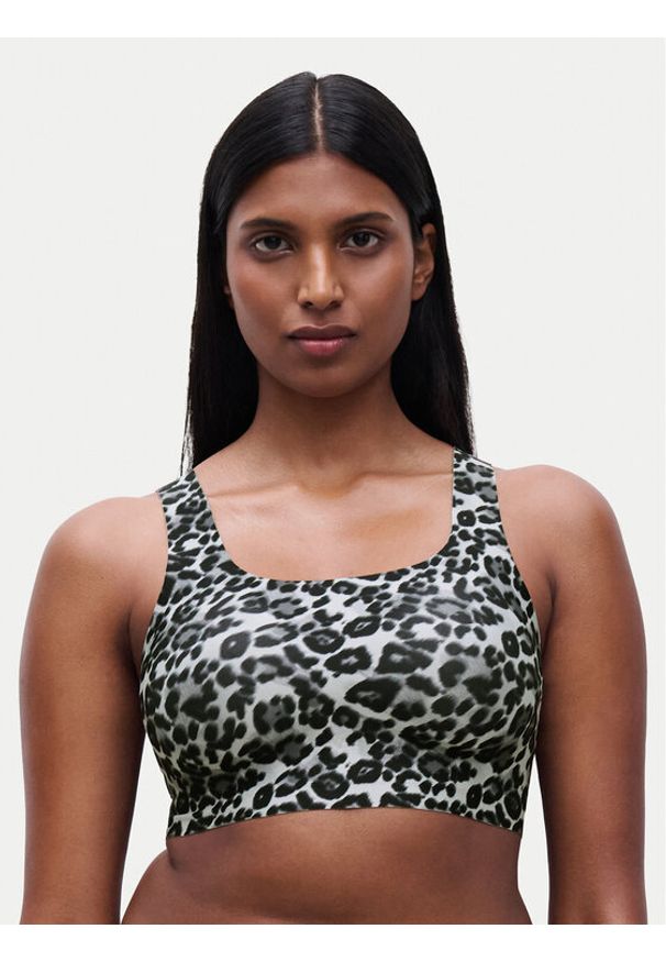 Chantelle Biustonosz top Soft Stretch C11DQ3 Szary. Kolor: szary. Materiał: syntetyk