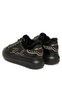 Karl Lagerfeld - KARL LAGERFELD Sneakersy KL67511 Czarny. Kolor: czarny. Materiał: skóra #5