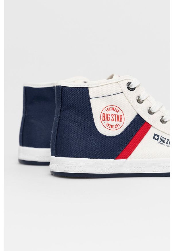 Big-Star - Big Star - Trampki. Zapięcie: sznurówki. Kolor: biały. Materiał: guma