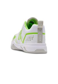 Buty do piłki ręcznej Hummel Teiwaz 2.0. Kolor: biały, wielokolorowy, żółty. Materiał: materiał, syntetyk. Szerokość cholewki: normalna