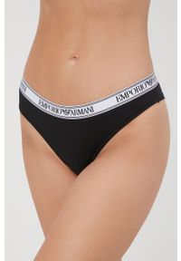 Emporio Armani Underwear brazyliany (2-pack) kolor czarny. Kolor: czarny. Materiał: materiał