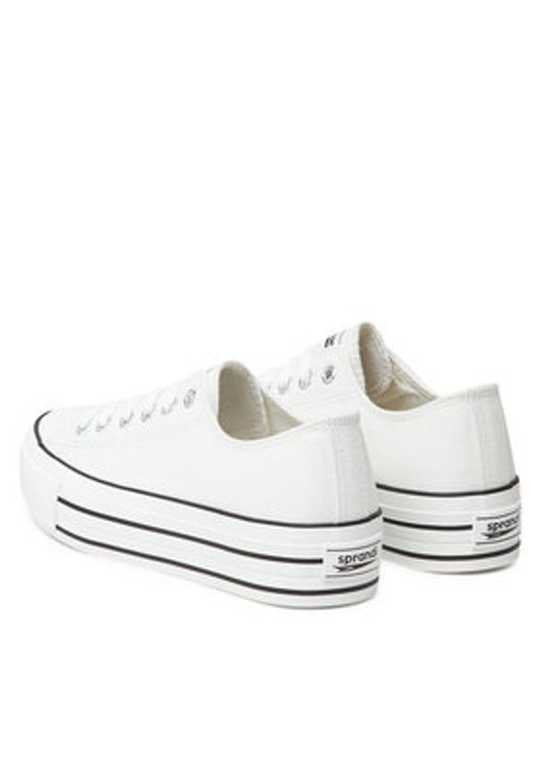 Sprandi Trampki CEO-LEA-RA003 Biały. Kolor: biały. Materiał: materiał