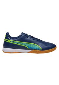 Puma - Męskie Halowe Buty Piłkarskie King Match. Kolor: niebieski. Sport: piłka nożna