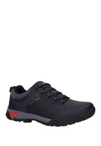 Casu - czarne buty trekkingowe sznurowane casu mxc7707. Kolor: czarny #1