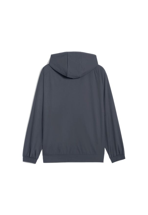 Puma - Kurtka dresowa Manchester City Woven 2025/26. Kolor: szary. Materiał: dresówka. Sport: piłka nożna