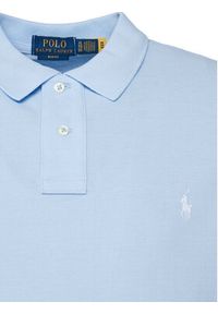 Polo Ralph Lauren Polo Core Replen 710795080 Błękitny Slim Fit. Typ kołnierza: polo. Kolor: niebieski. Materiał: bawełna #3