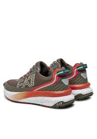 EA7 Emporio Armani Sneakersy X8X177 XK381 U044 Brązowy. Kolor: brązowy. Materiał: materiał #3
