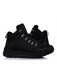 Hi-tec - Buty męskie turystyczne Hi-Tec MENGELO. Kolor: czarny. Sezon: zima. Sport: turystyka piesza