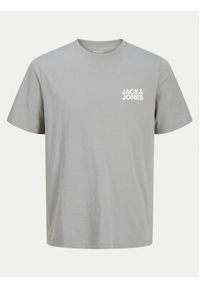 Jack & Jones - Jack&Jones T-Shirt Corp Logo 12151955 Szary Standard Fit. Kolor: szary. Materiał: bawełna