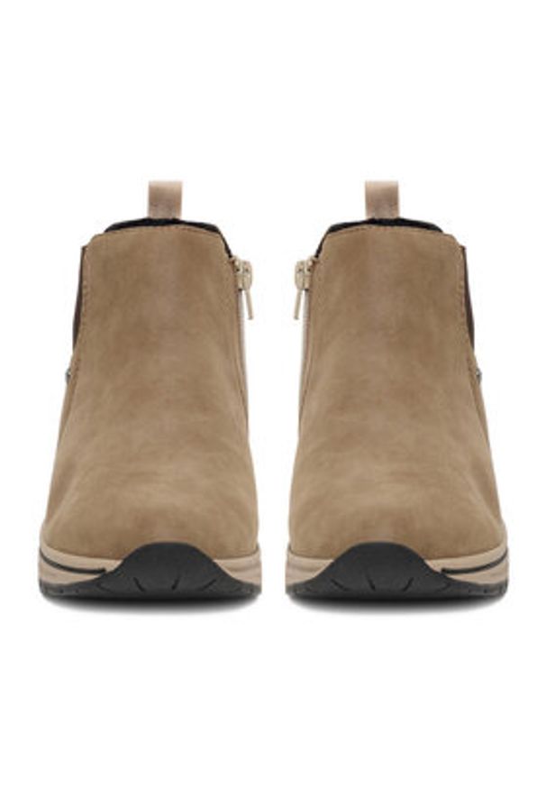 Rieker Botki CEO-N9561-64 Beżowy. Kolor: beżowy. Materiał: syntetyk, materiał