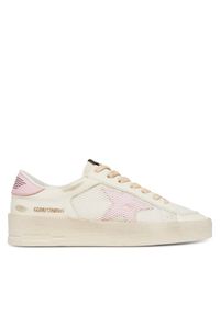 GOLDEN GOOSE Sneakersy Stardan Under Net Star GWF00370.F004736.11547 Écru. Materiał: skóra