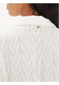 LOLA CASADEMUNT Sukienka letnia LS2416074 Écru Regular Fit. Materiał: wiskoza. Sezon: lato
