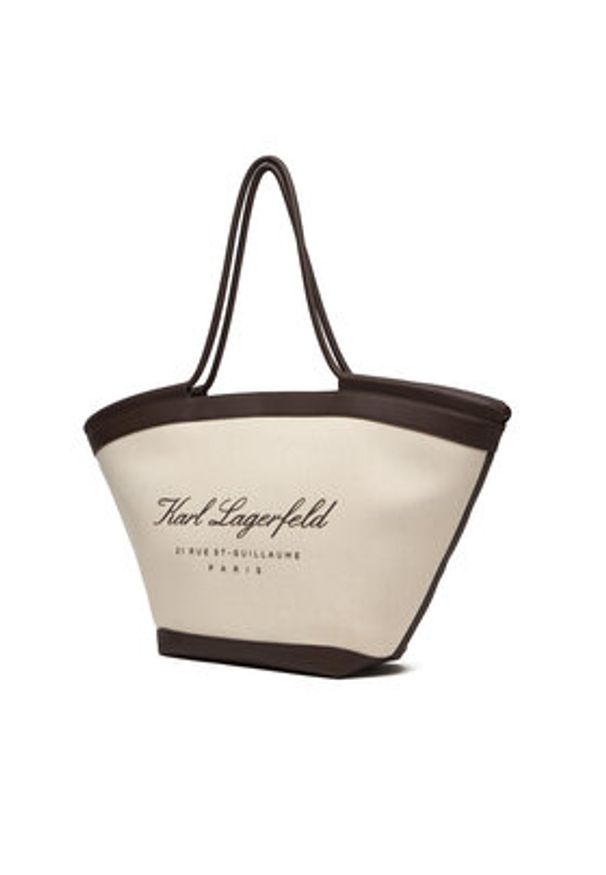 Karl Lagerfeld - KARL LAGERFELD Torebka B1W46069 Beżowy. Kolor: beżowy