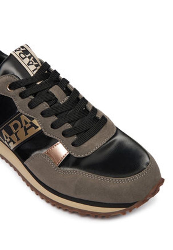 Napapijri Sneakersy Astra NP0A88XQ Czarny. Kolor: czarny. Materiał: materiał