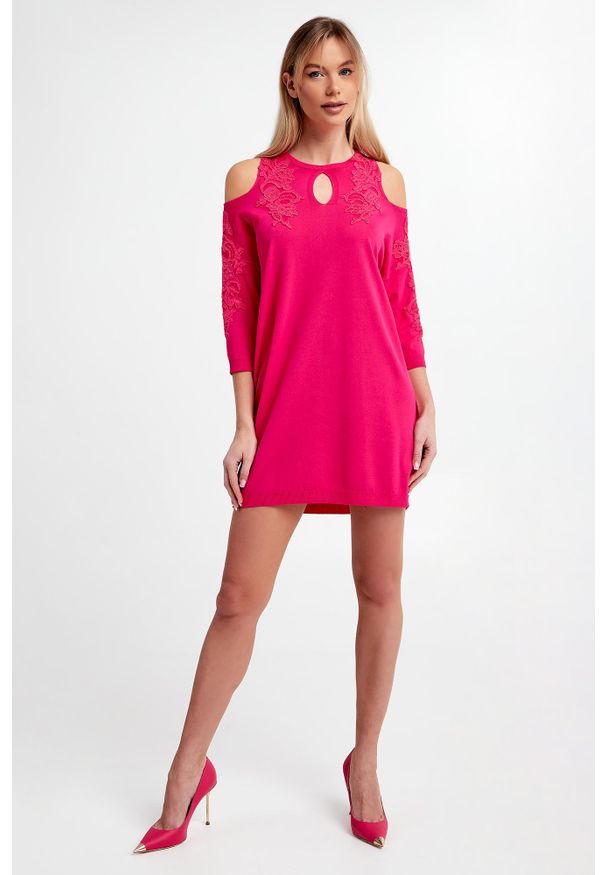 Ermanno Firenze - Sukienka dzianinowa ERMANNO FIRENZE. Materiał: dzianina