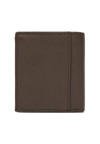 Calvin Klein Duży Portfel Męski Micropebble Comp Trifold W Coin LV04D1034G Brązowy. Kolor: brązowy. Materiał: skóra
