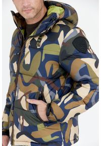 Blauer USA - BLAUER Puchowa kurtka męska Perry w moro, Rozmiar M. Kolor: wielokolorowy. Materiał: puch. Wzór: moro #5