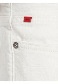 Hugo - HUGO Jeansy 50537696 Biały Extra Slim Fit. Kolor: biały #5