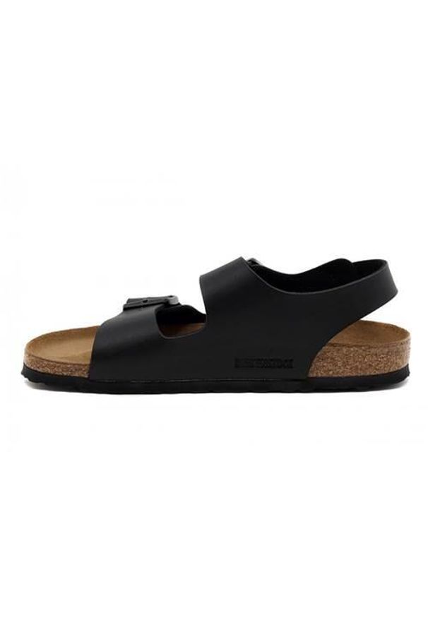 Buty do chodzenia unisex Birkenstock Milano BF. Zapięcie: klamry. Kolor: czarny. Materiał: guma, materiał, skóra, syntetyk. Szerokość cholewki: normalna. Sport: turystyka piesza
