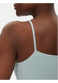 Calvin Klein Jeans Top Monologo J20J223105 Niebieski Slim Fit. Kolor: niebieski. Materiał: bawełna #5
