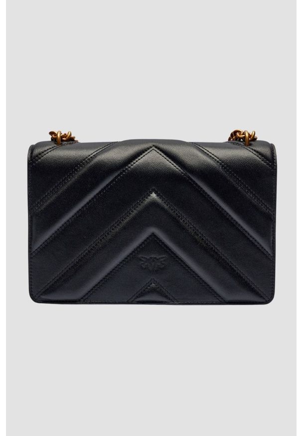 Pinko - PINKO Czarna kopertówka Love One Classic Light DC AW25. Kolor: czarny. Materiał: skórzane. Styl: casual