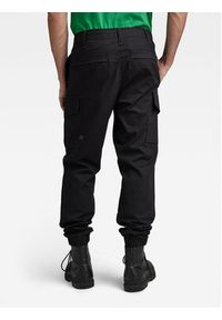 G-Star RAW - G-Star Raw Joggery Combat D22556-D387-6484 Czarny Relaxed Fit. Kolor: czarny. Materiał: bawełna #4