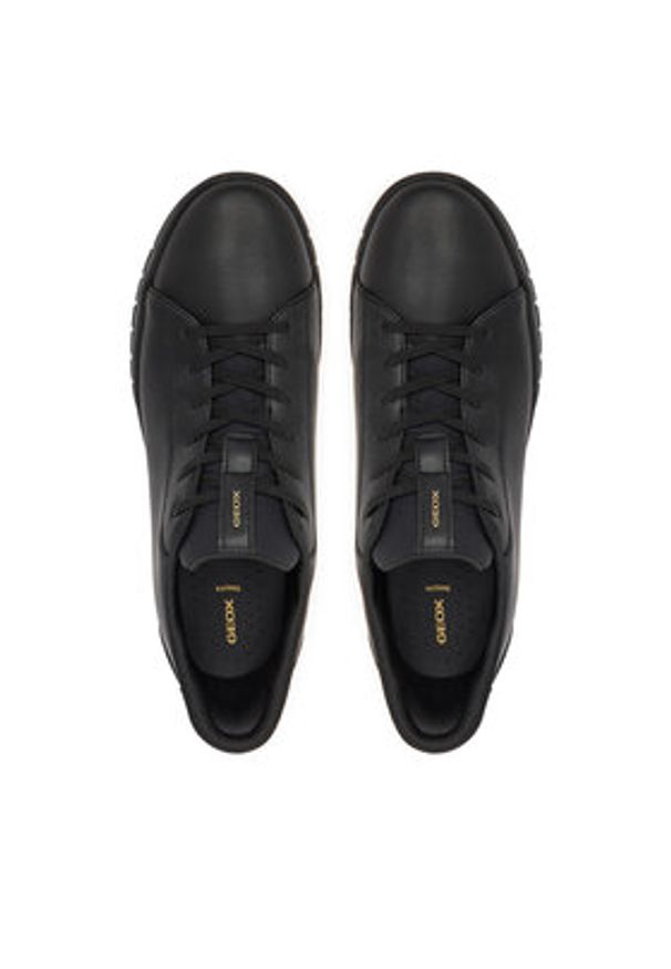 Geox Sneakersy D Flextride Plus D567SA 09B15 C9999 Czarny. Kolor: czarny. Materiał: skóra