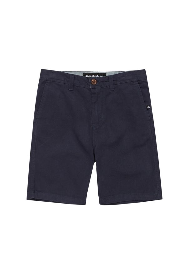 Quiksilver - Szorty spacerowe dla Chłopcy EVERYDAY UNION LIGHT 17" Czarny. Okazja: na spacer. Kolor: niebieski. Materiał: materiał, bawełna. Długość: krótkie. Wzór: ze splotem. Sezon: lato