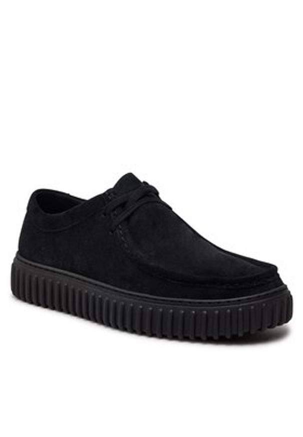Clarks Mokasyny Torhill Lo 26172019 Czarny. Kolor: czarny. Materiał: skóra