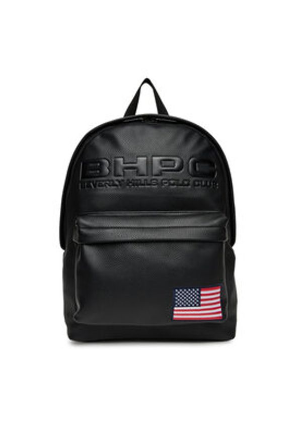 Beverly Hills Polo Club Plecak BHPC-H-001-08 Czarny. Kolor: czarny. Materiał: materiał