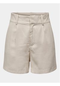 JDY Szorty materiałowe 15295616 Szary Tapered Fit. Kolor: szary. Materiał: materiał, wiskoza #7