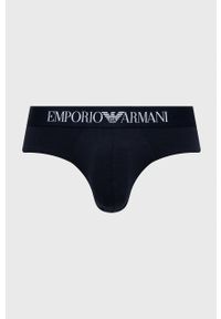 Emporio Armani Underwear slipy (2-pack) męskie kolor granatowy. Kolor: niebieski