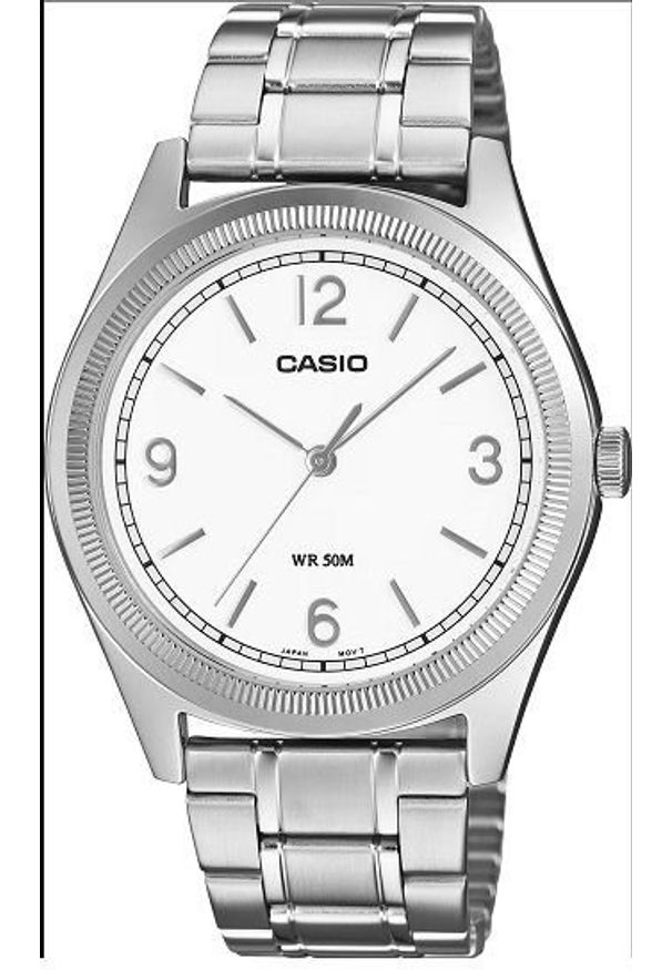 Zegarek Casio Zegarek Męski Casio Timeless MTP-B210D-7AVDF Classic White Dial