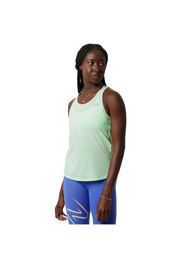 Koszulka damska New Balance Impact Run. Kolor: zielony. Sport: bieganie