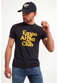 Emporio Armani - T-shirt EMPORIO ARMANI. Wzór: nadruk