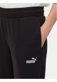 Puma Spodnie dresowe Ess Small No. 1 Logo 684979 Czarny Straight Fit. Kolor: czarny. Materiał: bawełna