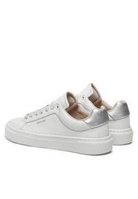 Calvin Klein Sneakersy Cupsole Lace Up W/Ml HW0HW02288 Biały. Kolor: biały. Materiał: skóra