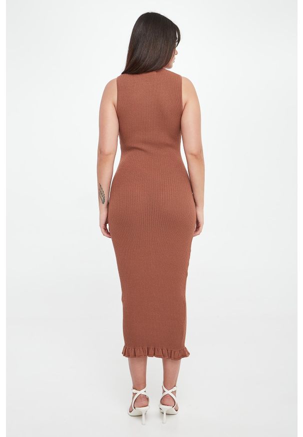 Elisabetta Franchi - Sukienka damska dzianinowa ELISABETTA FRANCHI. Materiał: dzianina