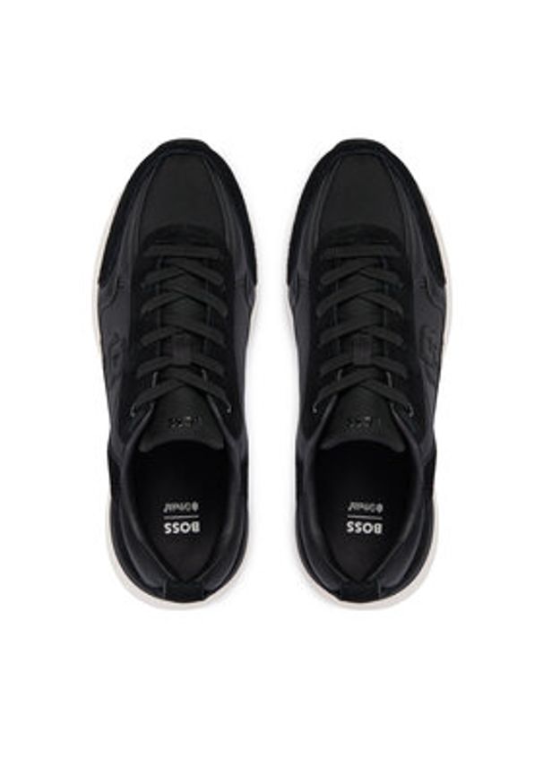 BOSS Sneakersy B Icon 50557764 Czarny. Kolor: czarny. Materiał: skóra