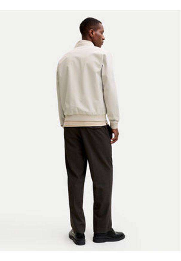 Jack & Jones Kurtka bomber Blubard 12273393 Écru Regular Fit. Materiał: syntetyk